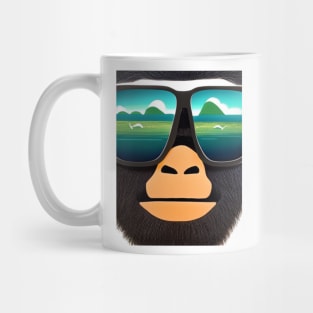 Bigfoot in Sunglasses Mug